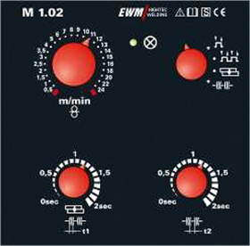 EWM Wega 501 панель управления М1.02