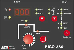 Pico 230 Панель управления