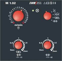 EWM Saturn M 1.02 Панель управления