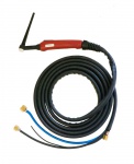 Горелка TIG 20 250A (100%), M12x1, газ 1/4G, вода 3/8G, с упр. разъёмами 2-3-5pin, 4m