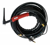 Горелка TIG 18 320A (100%), Trak-50MMQ+б/р, газ-М10х1, вода -б/р, с упр. разъёмами 2-3-5-7pin, 4m